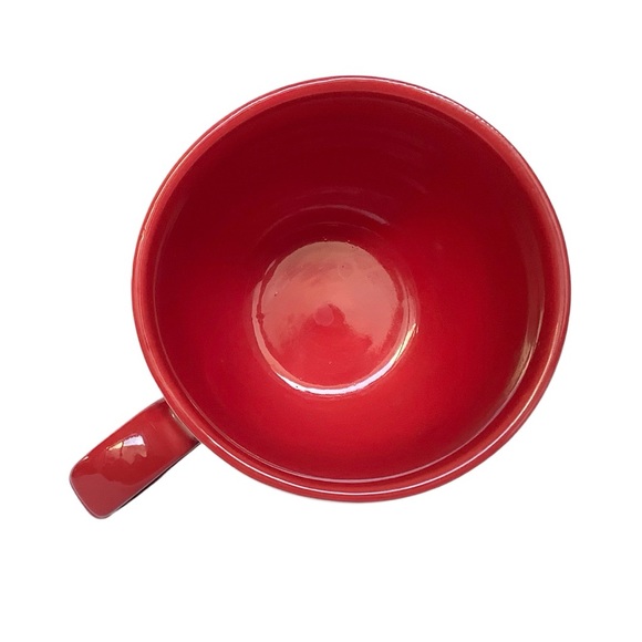 Pioneer Woman Red & Blue Floral  Rose Mug - Picture 6 of 7